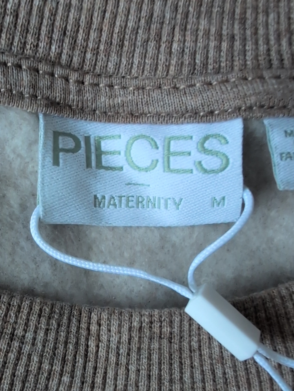 Maternity Brown Ruffle-Hem Knit Dress - Brand Pieces New Size M - Picture 3 of 3
